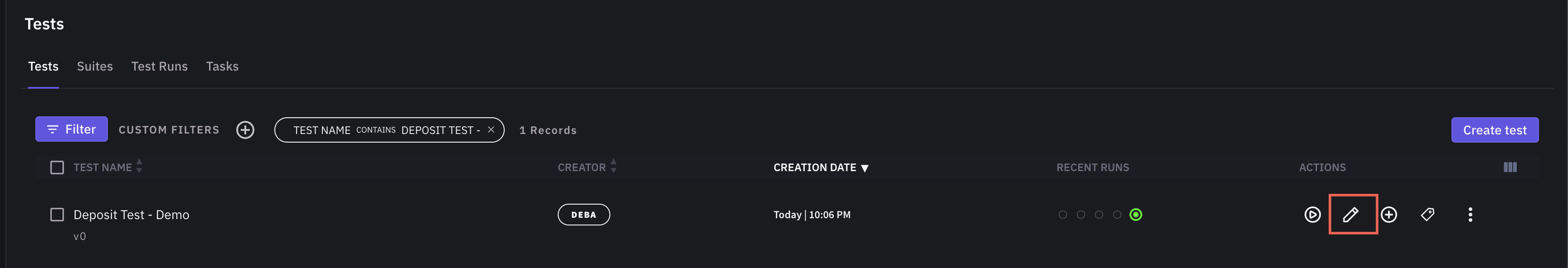 Edit Options
